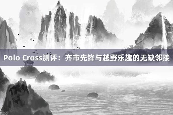 Polo Cross测评：齐市先锋与越野乐趣的无缺邻接